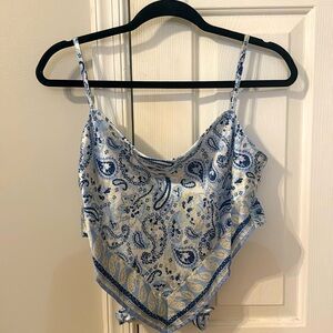 Tie Back Bandana Top Size Small Japna